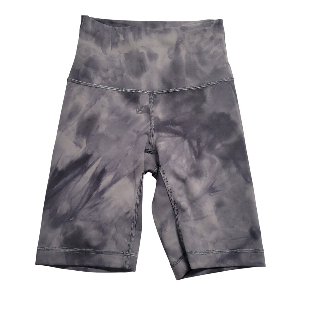 Lululemon Align High-Rise Short 8 Diamond Dye Graphite Grey Bronze Green Size 2
